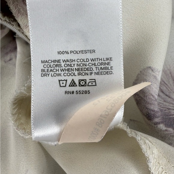 Express Floral Wrap Peplum Blouse - Size Large - Picture 9 of 9